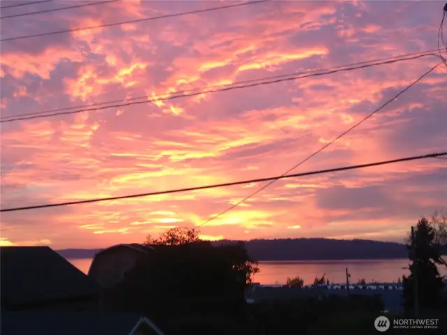 The most incredible sunsets over Puget Sound