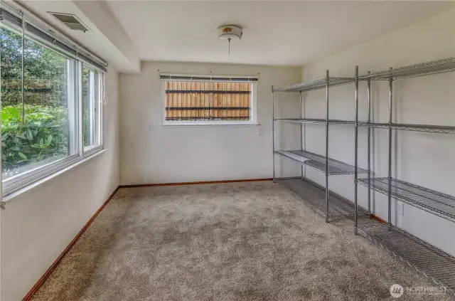 Bonus room - which was used for storage. New fixture is on its way - the original fixture will stay with the home, in case the new owner would like it :)