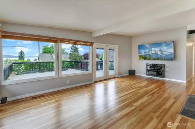 Beautiful water views from nearly every room in this home