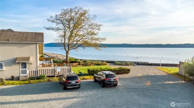Closest beach access area .. just 2 doors down from cottage.