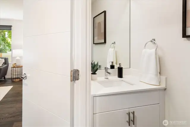 Main floor powder room.