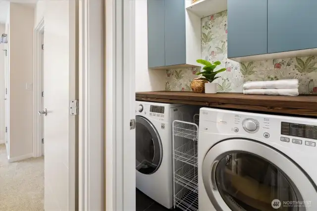 Laundry room located on the second floor.