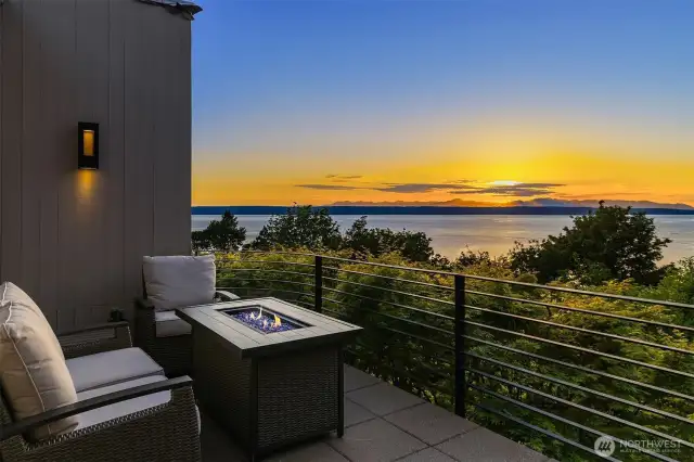 Sip a chilled glass of wine while grilling local salmon.