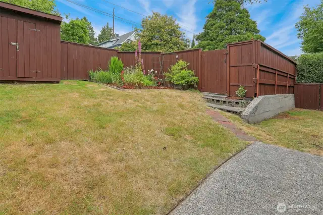 Back Yard of Unit 1919