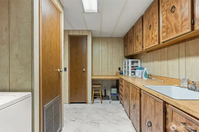 Second view in laundry room.