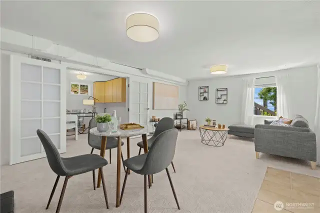 Lower level family room