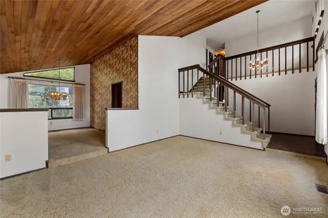 Looking toward the dining room