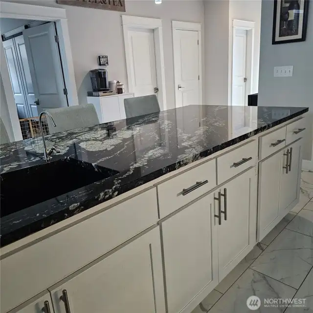 Coffee Bar on the back wall