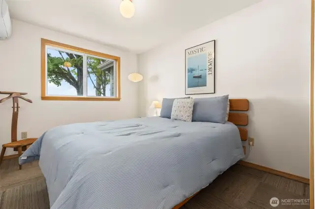 Second bedroom with great view and double closets