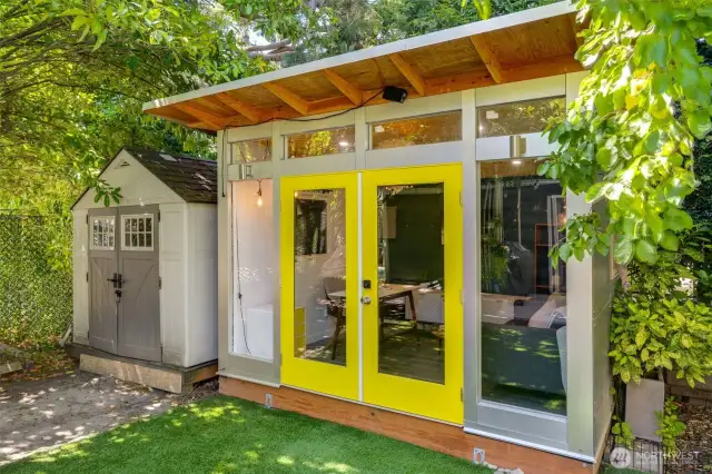 Detached studio.