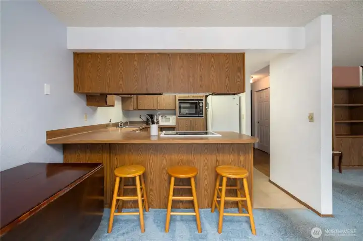 Kitchen with eating space
