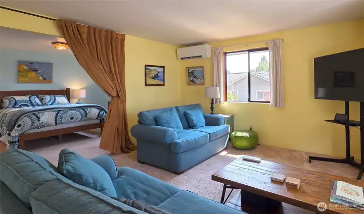 Living Room and Master Bedroom