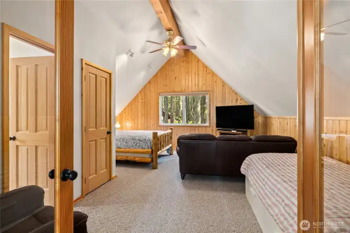Spacious primary suite.
