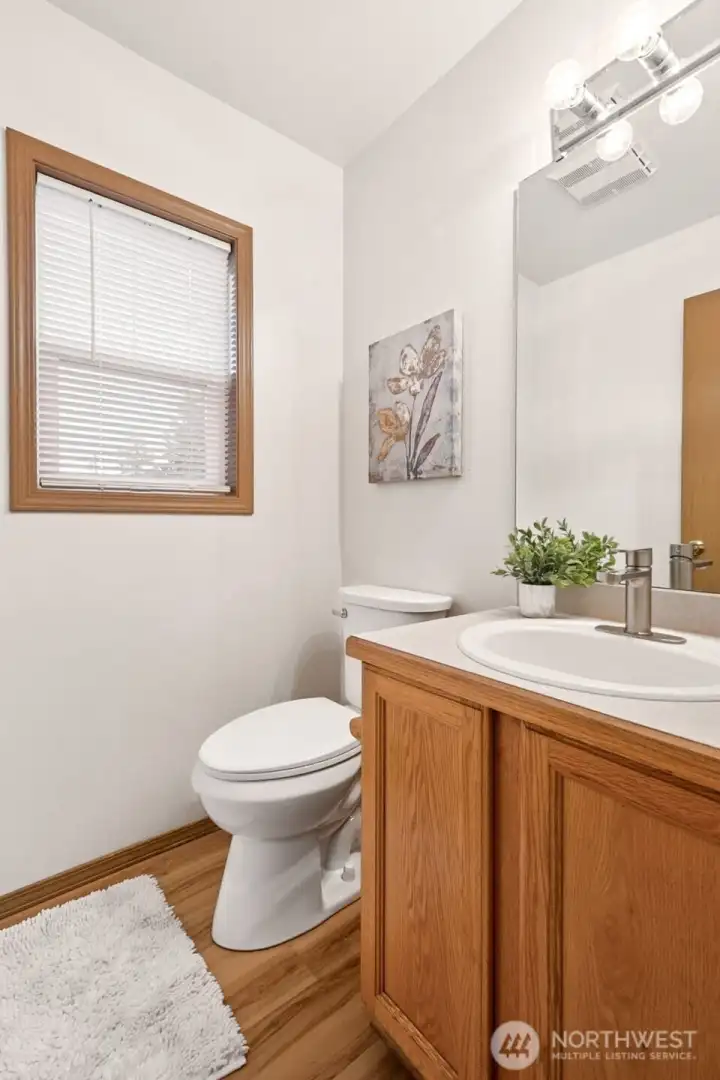 Main level half bath