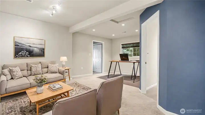 Family Room is located beyond the kitchen with plenty of options to suit your needs! *Virtually Staged*