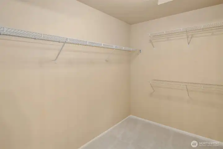 Master Walk-in Closet