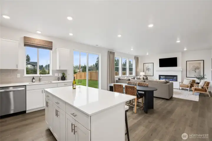 Soft close cabinets.   Pictures are for representational purposes only, colors and features may vary.