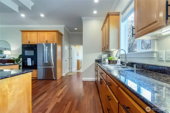Kitchen with Granite countertops