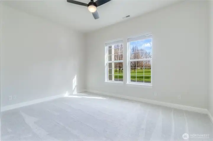 Spacious Second Bedroom with new carpet