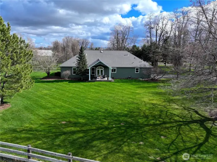 Unobstructed Views from Back Patio