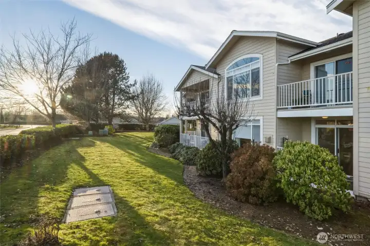 Another view of the south-facing unit.