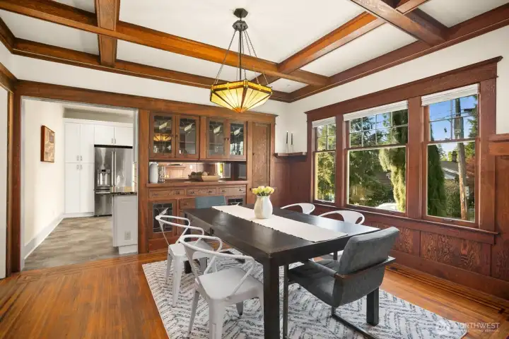 Another shot of this stunning dining room!