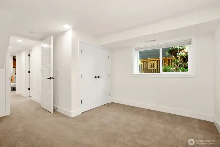 Bedroom on the lower level