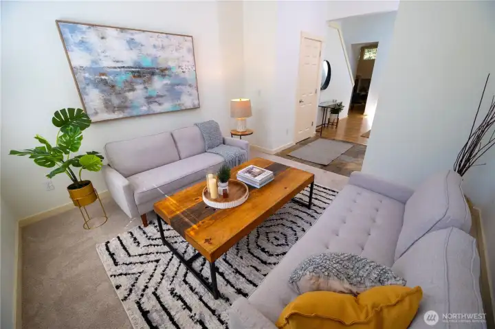 Bright living room