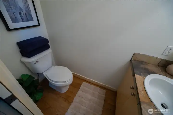 Main floor powder room