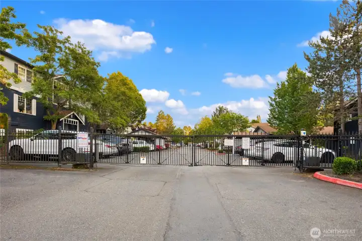 Gated entry to your neighborhood.