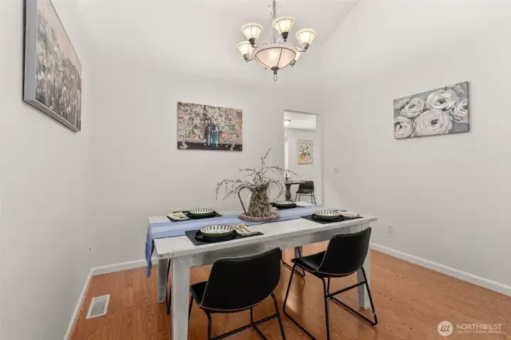 Formal dining space