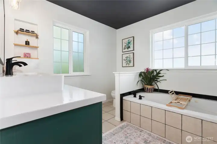 Primary bathroom Primary bathroom