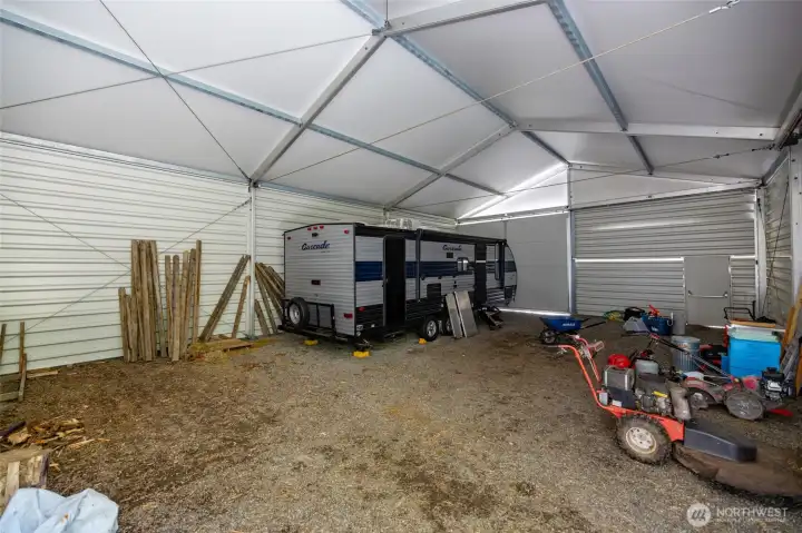 Interior of the RV Shed