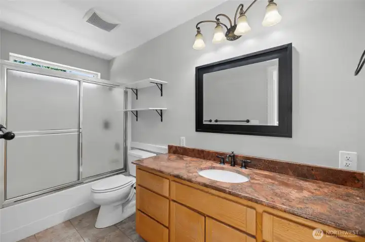 Main level primary bathroom
