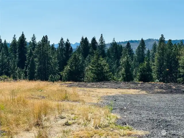 Lot 3 of the Winterfall Plat, with territorial mountain views from the patio.