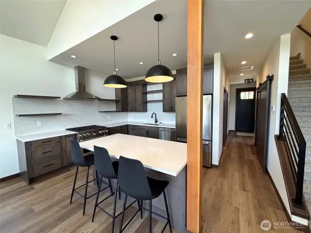 Interior of the model home.