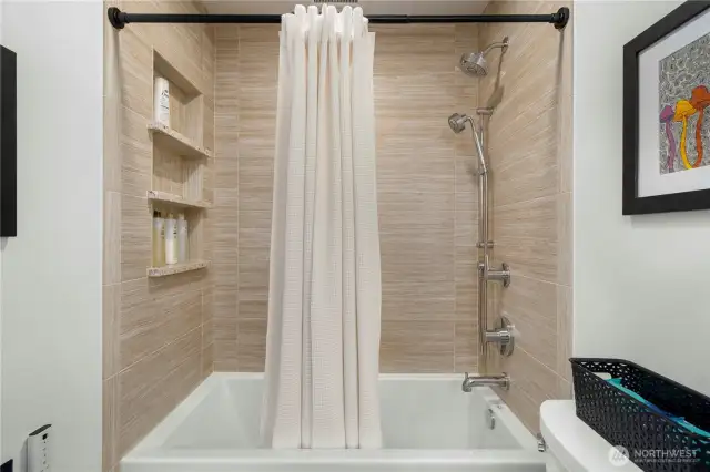 Primary bath shower/tub.