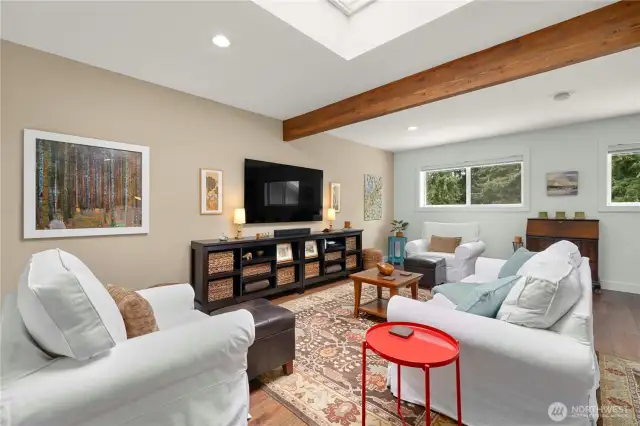 Spacious bonus room upstairs.