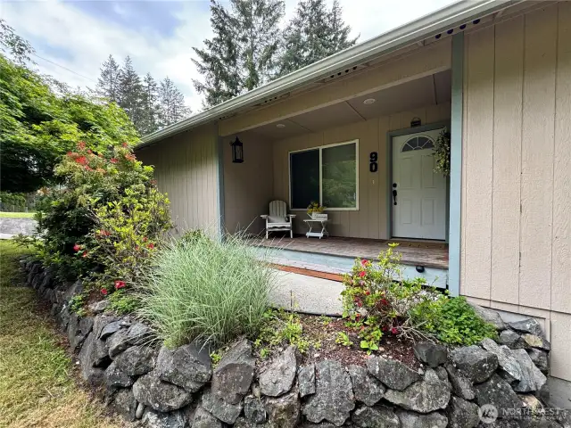 Covered front porch