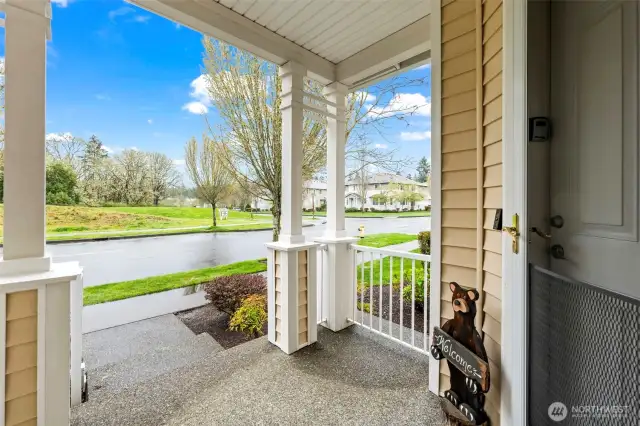 Screen door perfect for allowing a nice breeze inside while keeping the bugs out.