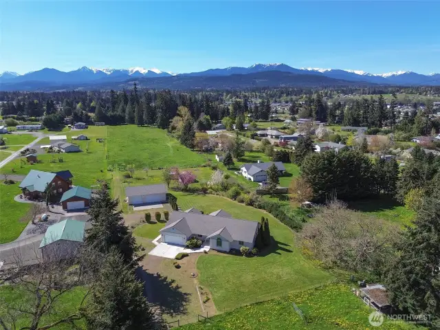 4.91 Acres Fenced with amazing Mt views