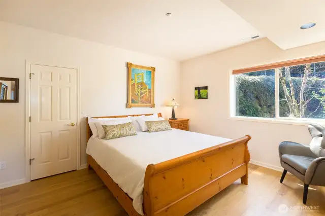 Every bedroom downstairs has a walk-in closet and plenty of room