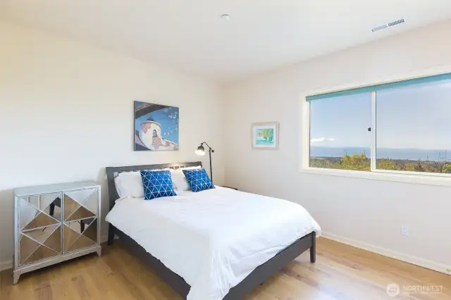 Spacious secondary bedrooms as well