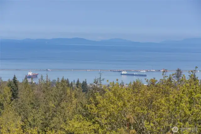 Even better views with a scope…watch the Coasties from afar