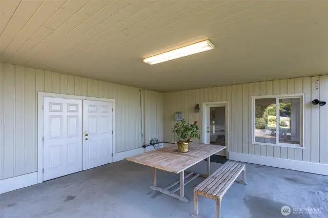 Another covered patio off the downstairs living area