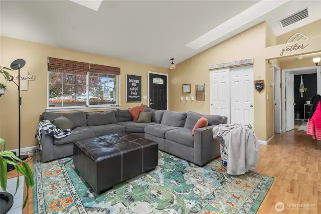 Soaring vaulted ceilings.