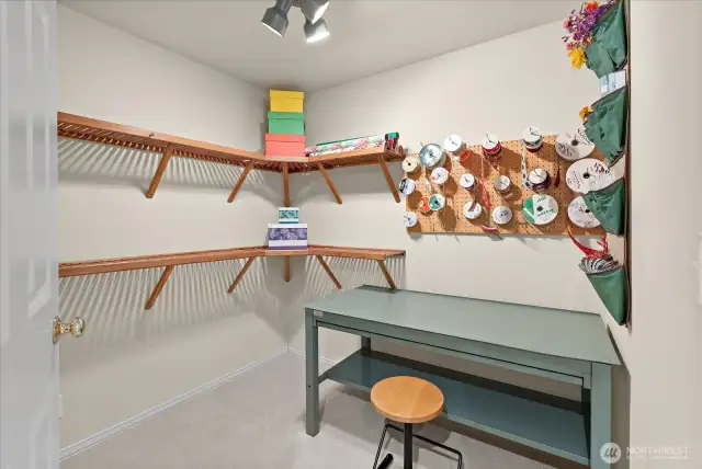 Crafting closet