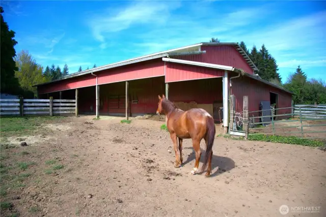 Great area for equine or farm the land, many utility purposes!