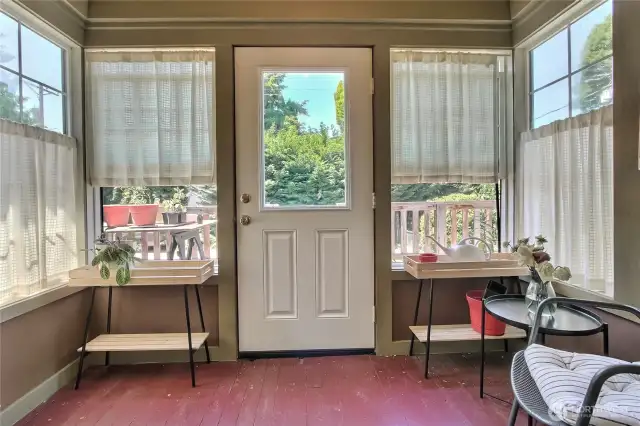 Mudroom off the back