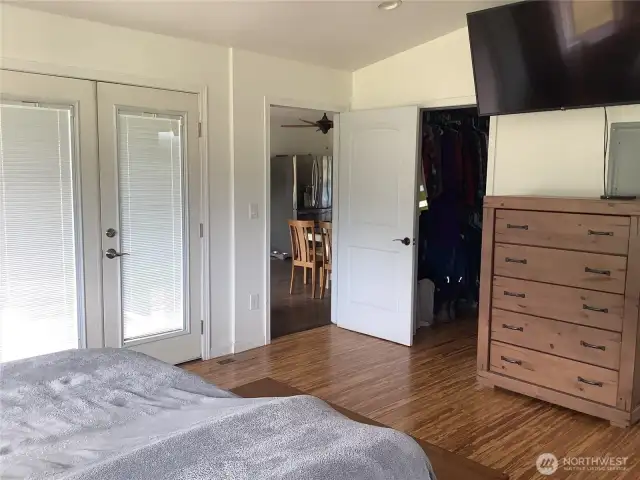 Nice door out to back patio